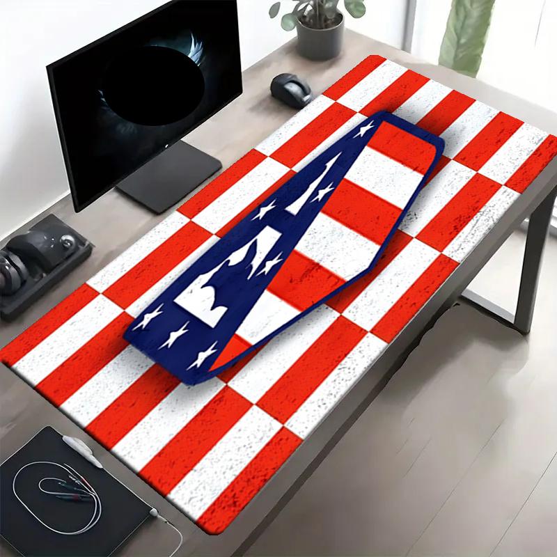 Atletico Madrid Print Mouse Pad, Anti‑Slip Desktop keyboard Mat, for PC Laptop Gaming Working Daily Use, Cool Festival Surprise Gift