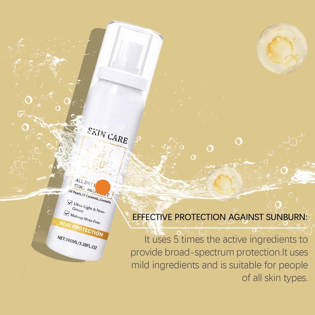 Hydratační sprej na opalování Anti-Uv Jemné ingredience s lehkou texturou 100 ml