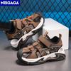 Boys' Sports Sandals Closed Toe Anti-Collision Kids Outdoor Beach Shoes Breathable Lightweight for Boys Walking Size 28-39