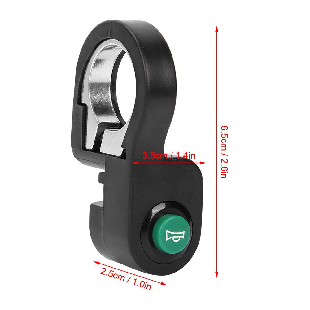 Electric Bicycle Scooter Bike Horn Signal Switch Button Accessories For 22.5mm Handlebars