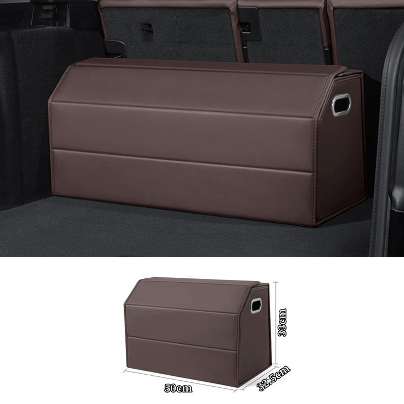 Cutie Organizator Portbagaj Mașină Piele PU Capacitate Mare Pliabilă Depozitare de Urgență Cutie de Depozitare Portbagaj Accesorii Interioare Mașină