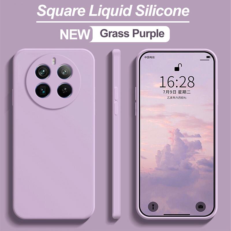 

Для Чехол Для Realme 12 Pro Plus Чехол Квадратный Жидкий Силиконовый Чехол Для Телефона Realme 12 Realme12 Pro+ Pro Plus Противоударный Мягкий Чехол For Realme12ProPlus