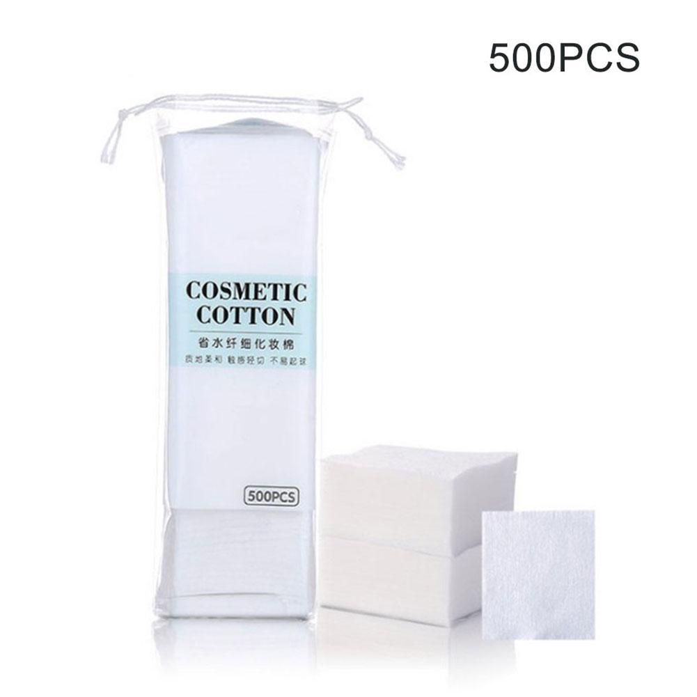 500PCS Multi Functional Cotton Pad Wet Cotton Special Stretchable Thin Makeup Remover Cotton Toner Facial Mask Paper Soft