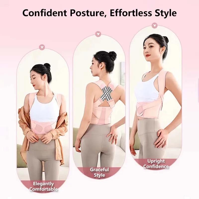 Adjustable Posture  Back Support Belt Spine Alignment Waist Trainer Men Women Abdominal Waist Correction