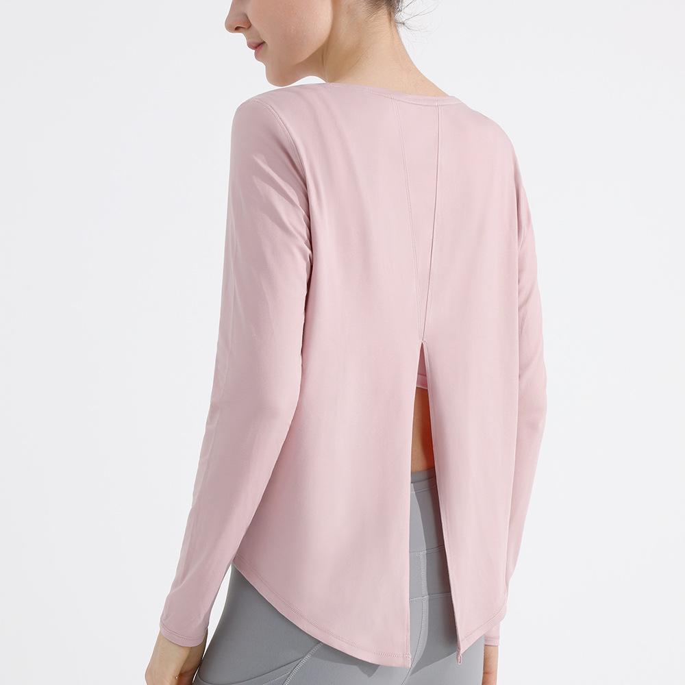 Spring/Summer Women's Quick-Dry Yoga Long Sleeve Cloud-Feel Top