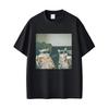 Cool Sunglasses Cats Drinking Beer Meme Graphic Oversized T-Shirt | Funny Cat Lover Streetwear Tee