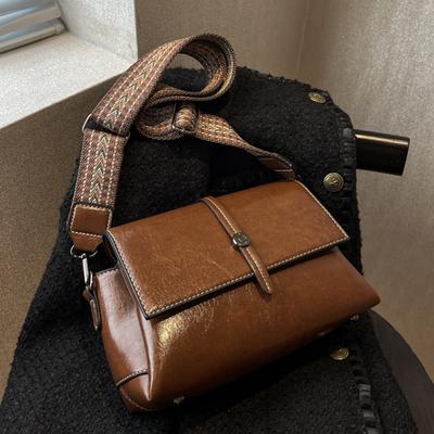 Classical Vintage Style Women Buckle Strape Shoulder Sling Bag Female Lady Girls Handbag Satchel Purses Cross Body Messenger Bag