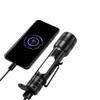 M16 White Laser Zoomable Outdoor Flashlight with Multi-Color Side Light