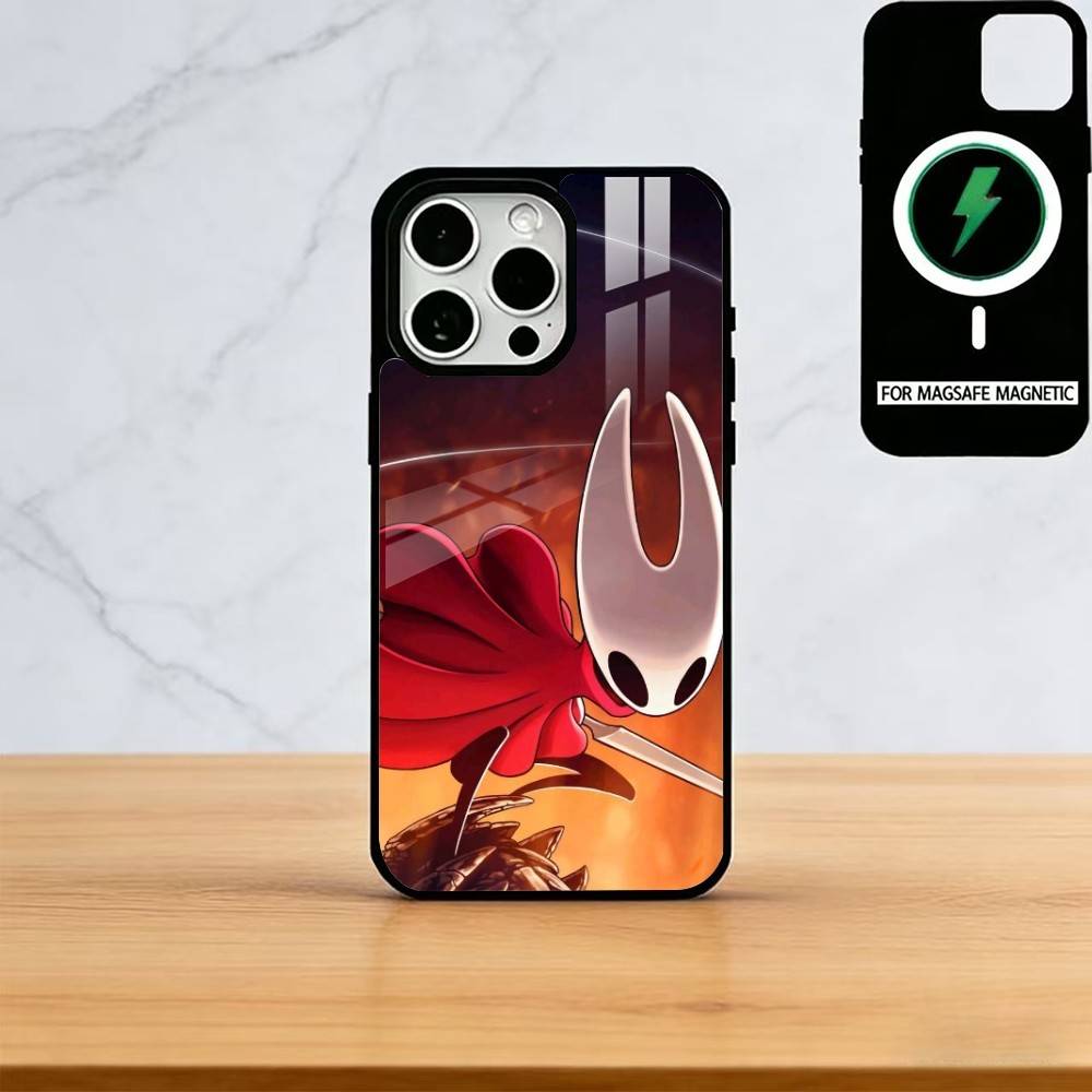 H-Hollow K-Knight Silksong Phone Case For iPhone17,16,15,14,13,12,11 Plus,Pro Magnetic with Magsafe Wireless Charging