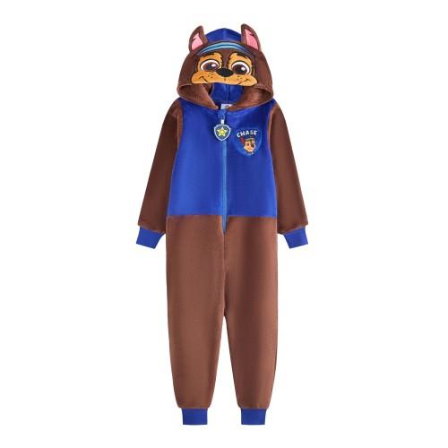 Paw Patrol Childrens/Kids Chase Applique Face All-In-One Nightwear