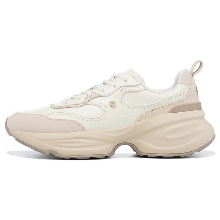 

Li-Ning 1990 Cloud Dress Versatile Comfortable Shock Absorption Rebound Low-Top Running Shoes Men sneaker Light-Ancient-Yellow Fog-Khaki ALJT063-4