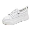 Women's Thick-Soled Sneakers Sports White Shoes New Spring Height Increasing Student All-Match Casual Shoes Children