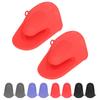 Silicone Oven Mitts, 2pcs Silicone Oven Gloves Pot Holders-Heat Resistant Non-Slip, Waterproof Mini Oven Glove Pinch Grips Mitt Cooking Pinch