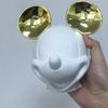 18cm New Gold/Silver Mickey Mouse Head Figures Piggy Bank Resin Statue TV Stand Cabinet Desktop Home Decor Ornament Bithday Gift