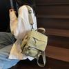 Women Nylon Backpack Convertible Shoulder Bag Casual Travel Daypack Multi Pocket Lightweight School Backpack with Flap