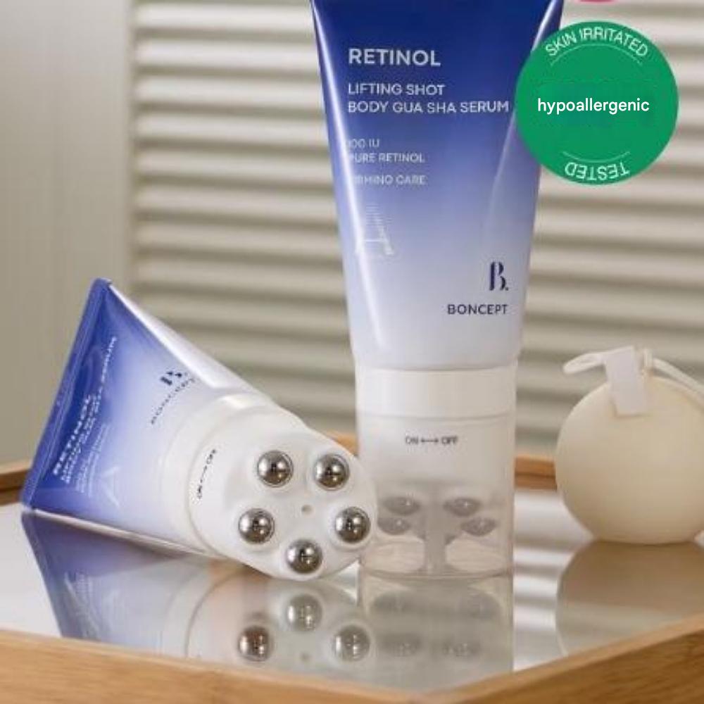 

Bonsep Retinol Firming Shot Body Guasha Serum 100ml