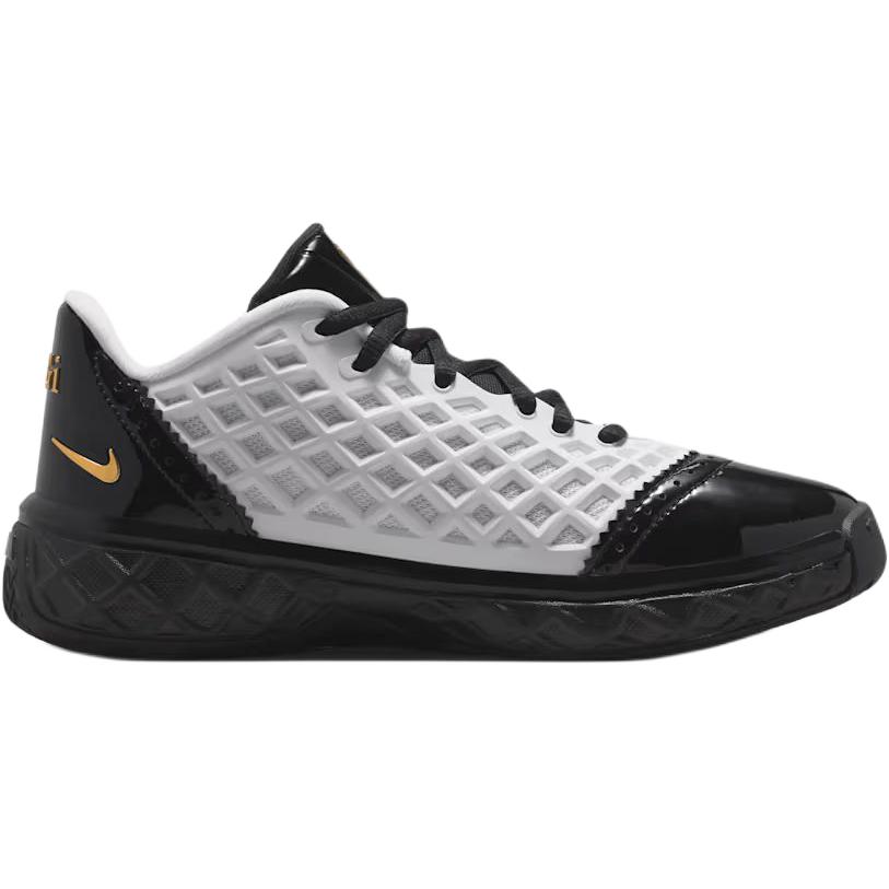 Nike Kobe 3 Low Protro GS Mambacita Baskets Enfant Noir Blanc Métallique-Or-Noir IQ5341-100