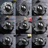 CopperRing for Women 8*10mm Oval Round Natural Black Agate Ring Gift Sun Shaped Retro Luxury Fine Jewelry