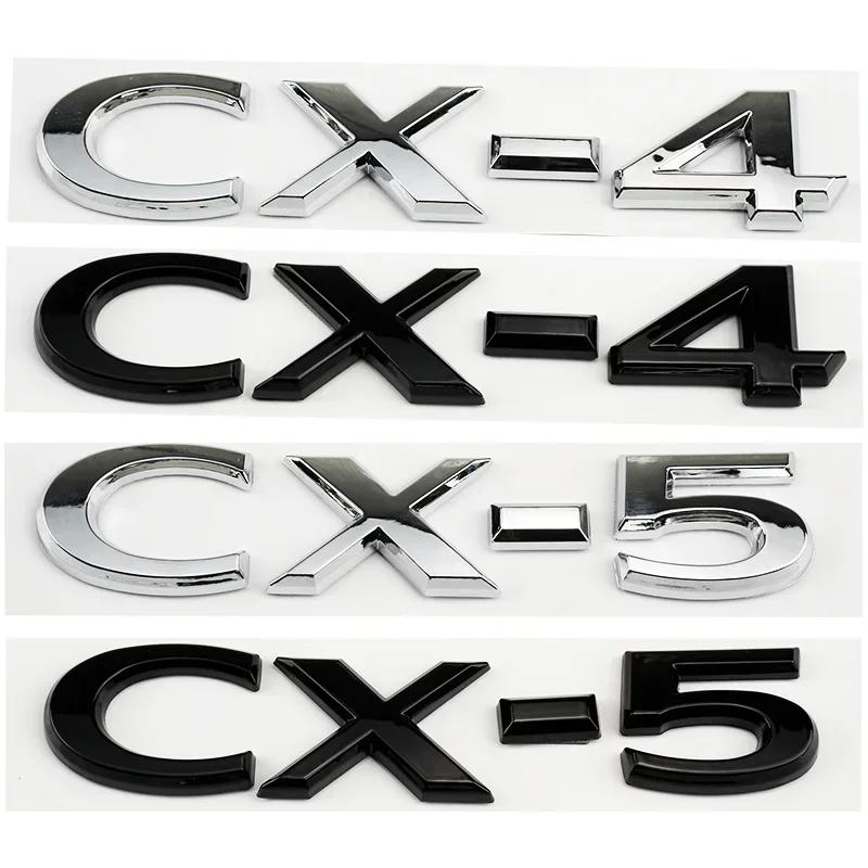 For Mazda CX4 CX5 CX7 Body Decoration Accessories Car ABS Rear Trunk Words Letters Logo Badge Emblem Decals Sticker hkwmg66
