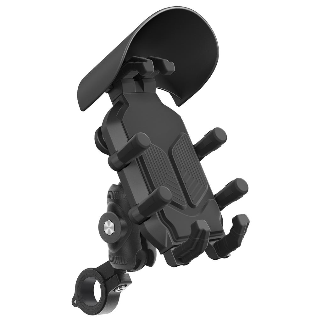 Motorcycle Bicycle Handlebar Phone Bracket QC3.0 USB Charging Mount Stand Holder