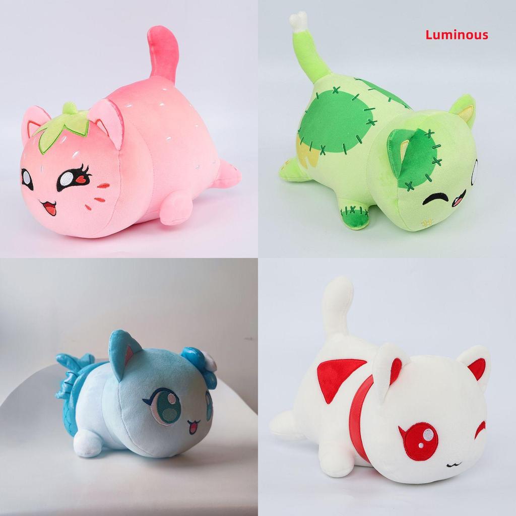 Cute Aphmau Cat Plush Toy Soft And Luminous Stuffed Pillow For Fans Collectors And Kids