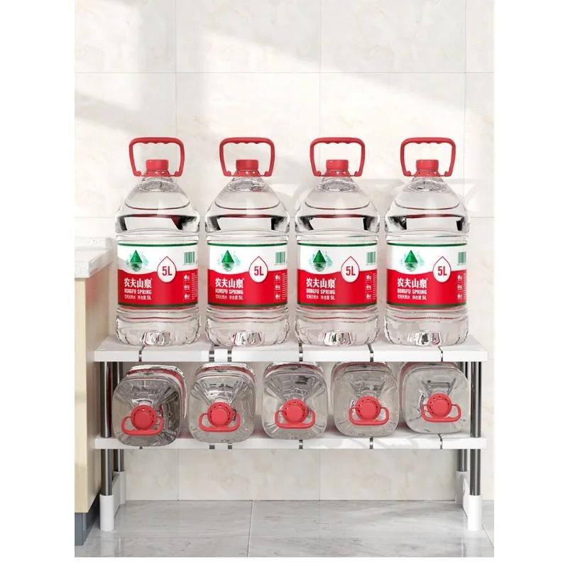 Bucătărie retractabil sub chiuvetă depozitare rack dulap stratificat dulap de bucătărie depozitare multifuncțională raft de depozitare pentru oale