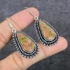 Unakite Handmade 925 Sterling Silver Jewelry Earring 2.17" Y4w52