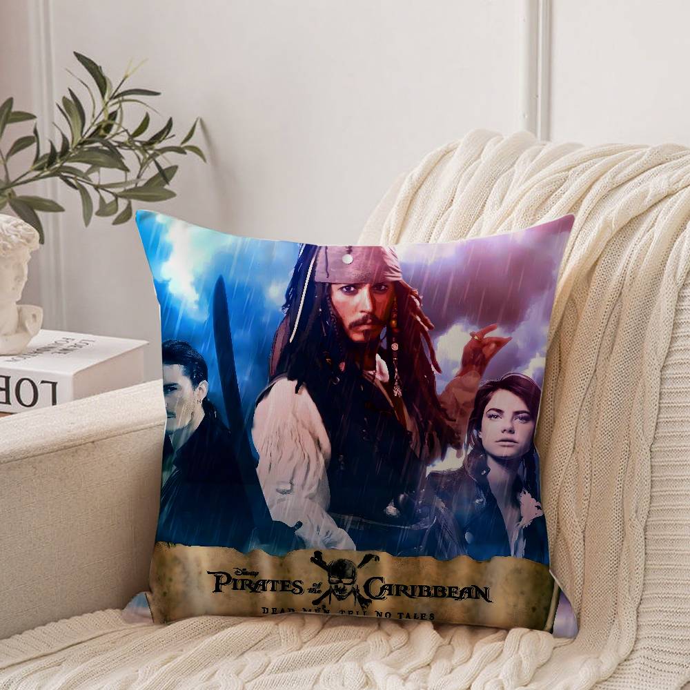 ГОРЯЧИЙ P-Пираты Карибского Моря Наволочка Домашний Декор Плед для Дивана Кровати Автомобиля Декор Комнаты Идея Подарка 12x12Inch