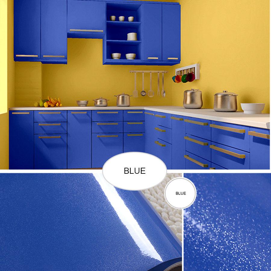 PVC Self-Adhesive Marble Wallpaper Kitchen Tile Stove Waterproof Oilproof Stickers Furniture Desktop Countertop Protective Film
