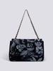 Embroidery sequined shoulder bag summer new niche woven straw bag high-end large-capacity armpit bag