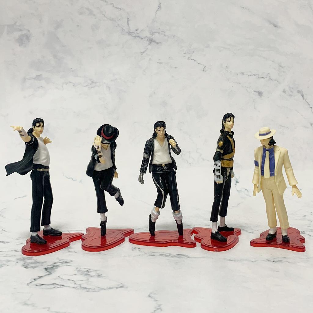5 uds./juego Modelo de Juguetes Figura de Acción de PVC de Michael Jackson 11 cm