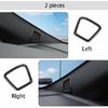 2X A-Pillar Speaker Frame Trim Decoration Bezel for Ford F150 2015+ Carbon Fiber