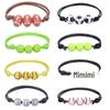 Customized Sports Bracelet - Wax Cord Woven: Basketball, Baseball, Tennis, Rugby, and Football Wristband Jewelry