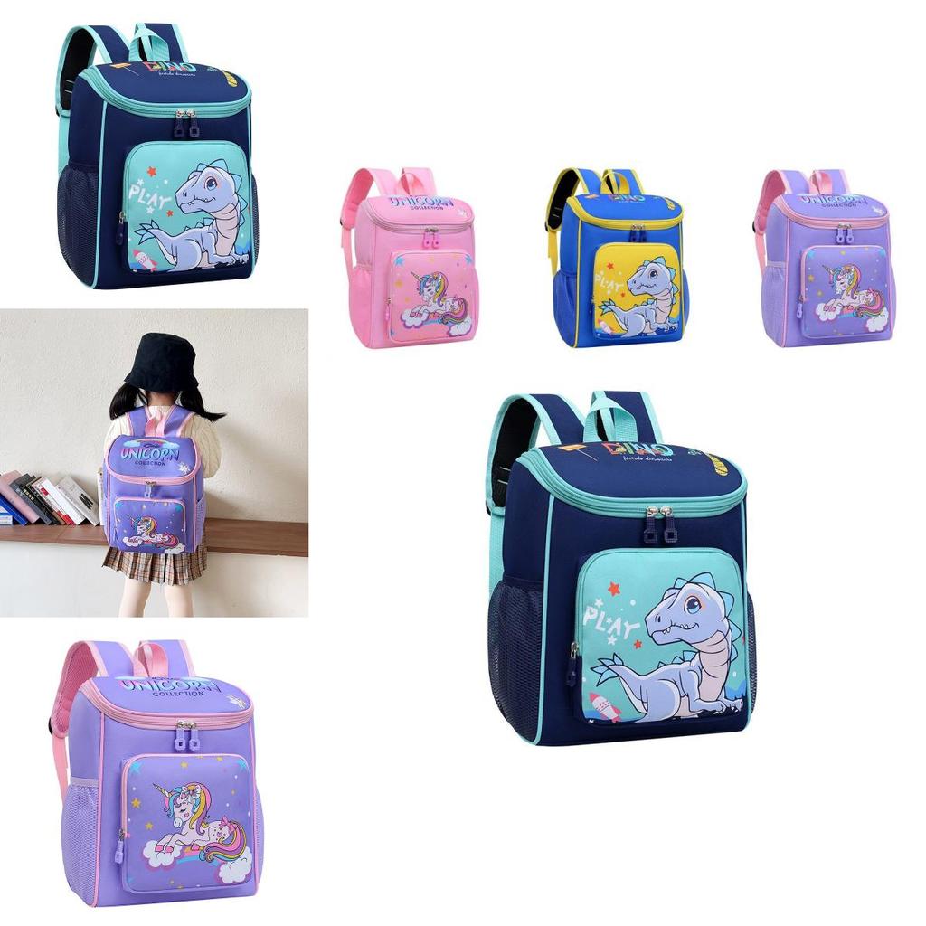Cute Nylon Children Backpack 2024 Breathable Lightweight Boys Girls School Bag