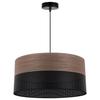 Single Hanging Lamp, Walnut Veneer Lampshade, 44Cm
