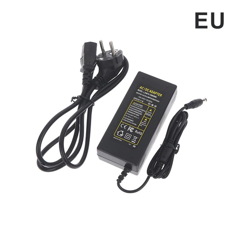 EU US Plug DC12V LED Power Supply 1A 2A 3A 4A 5A 6A 7A 8A Switch Transformer For WS2811 WS2815 LED Strip Light Adapter