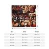 Friends TV Show American Blanket Cartoon Central Perk Flannel Throw Blankets Bedding Couch Personalised Soft Warm Bedspreads