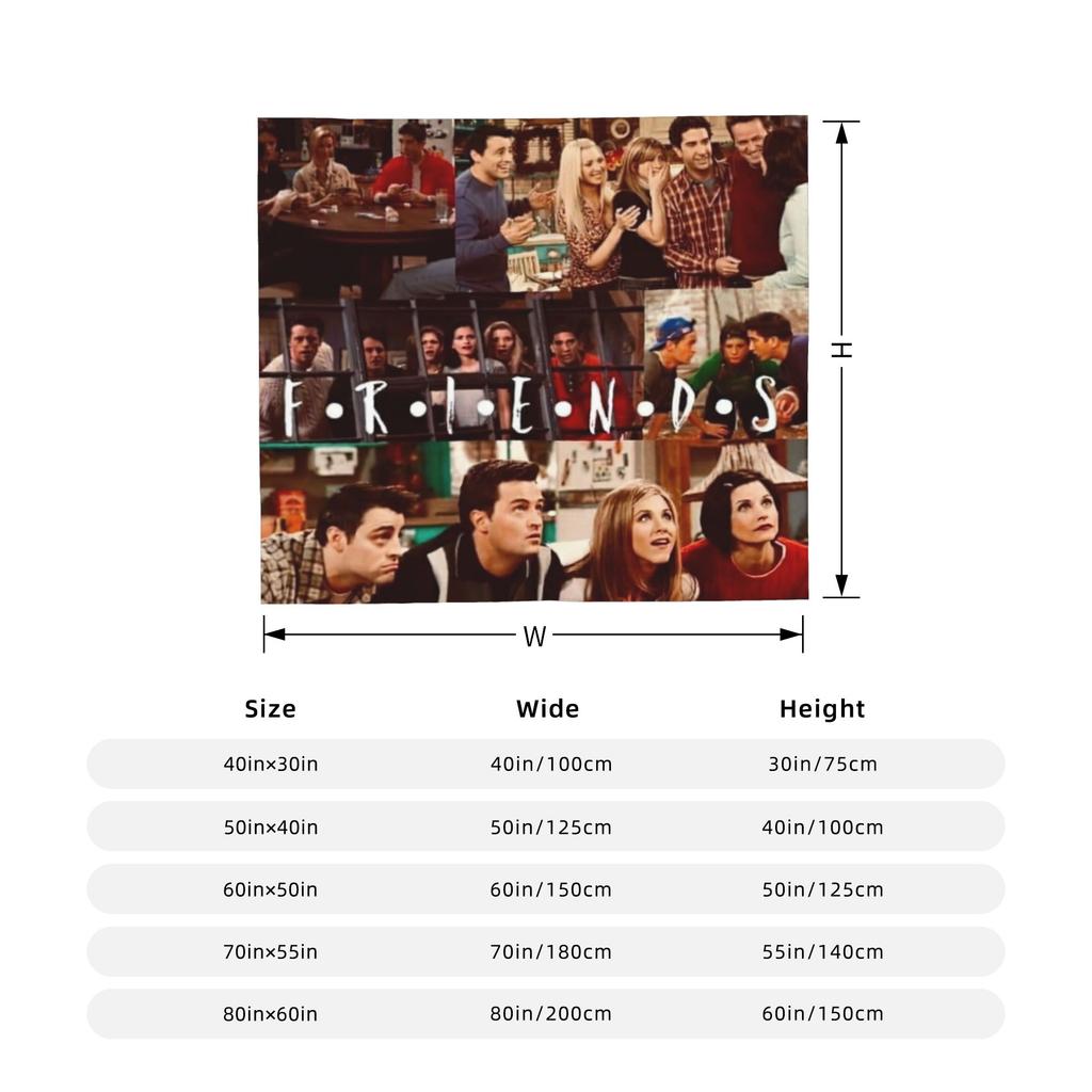 Friends TV Show American Blanket Cartoon Central Perk Flannel Throw Blankets Bedding Couch Personalised Soft Warm Bedspreads