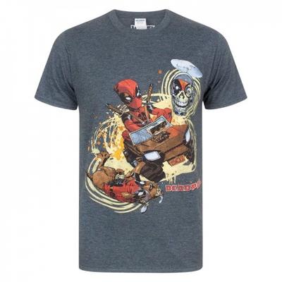 Deadpool Mens 4x4 T-Shirt