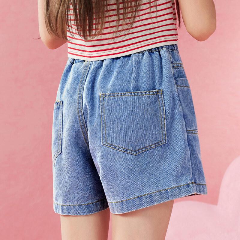 Xiaohu Parti Girls' Summer Denim Skort