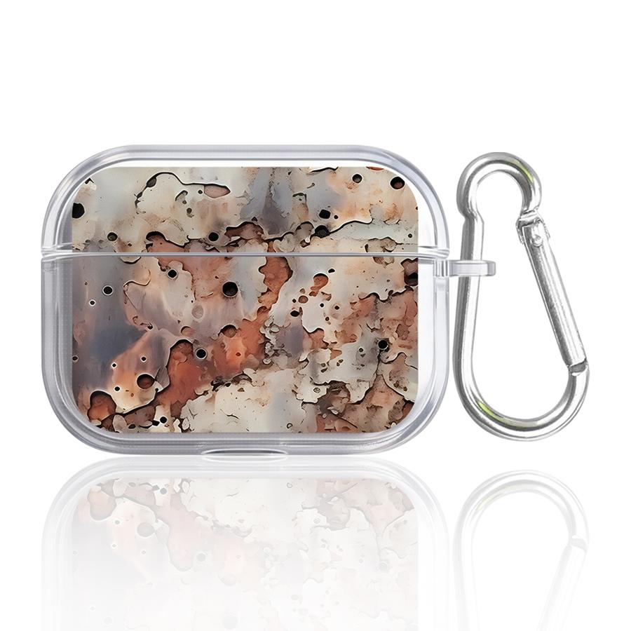 Fashion Rust Clear Earphone Cases Cover Case For Airpods 3 Pro3 4 Pro2 Pro 1 2