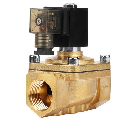 1 szt. PU220 08 G1 Mosiężny Elektromagnetyczny Zawór Solenoidowy Wody Działania Bezpośredniego #1