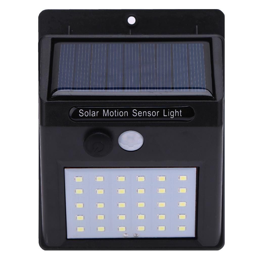 LED PIR Solar Motion Sensor Wall Light Outdoor Waterproof Home Lamps