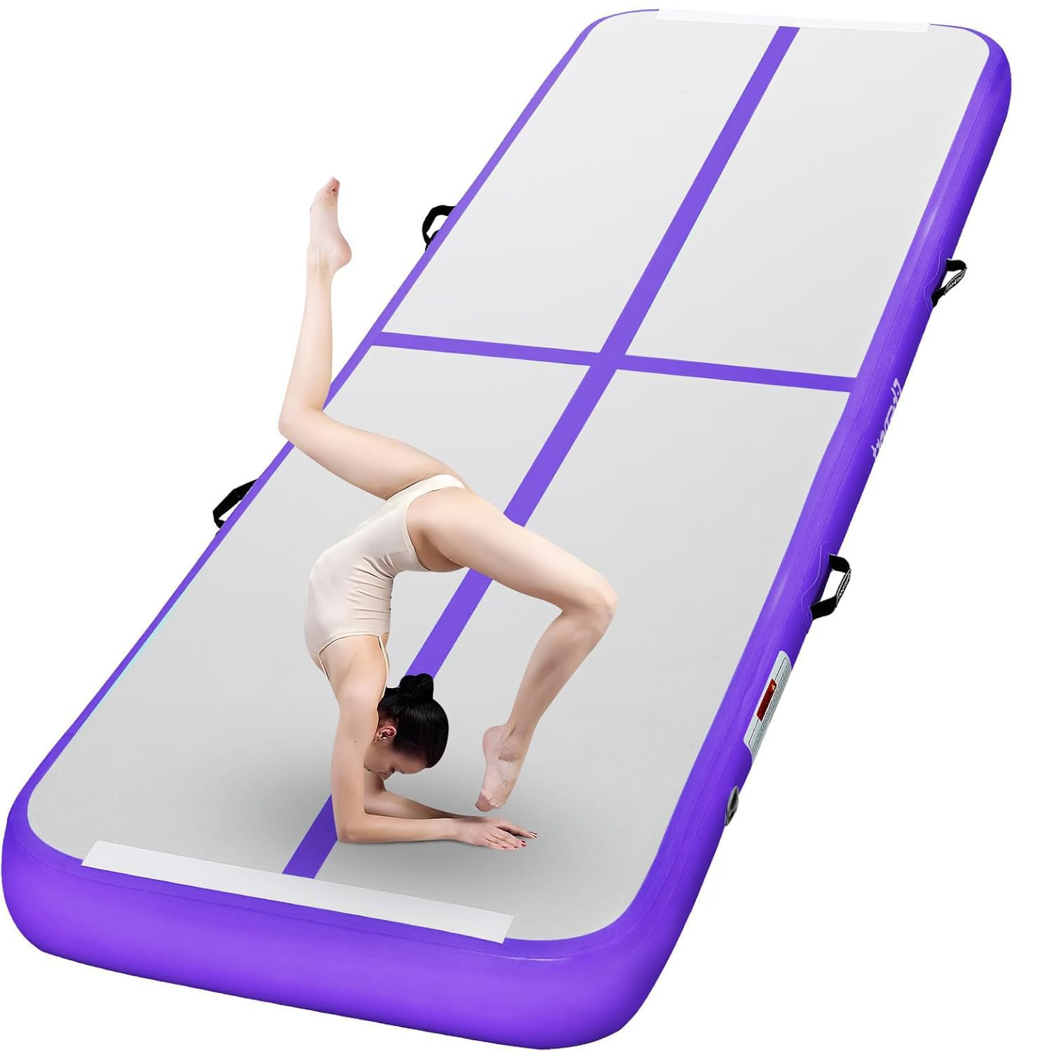 

Fbsport Воздушная дорожка для гимнастики Складной Надувной Воздушный Мат с Электрическим Воздушным Насосом для Дома, Боевых Искусств, Воды и с Креплением на Липучке 2/3/4/5/6М Мат,