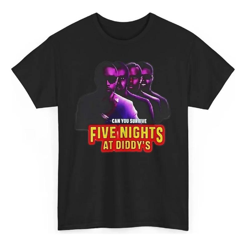 Divertida Camiseta Five Nights At Diddy s House, Camisa Con S