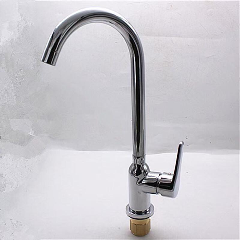 

304 Stainless Steel Single Cold Water High-Arc Kitchen Faucet