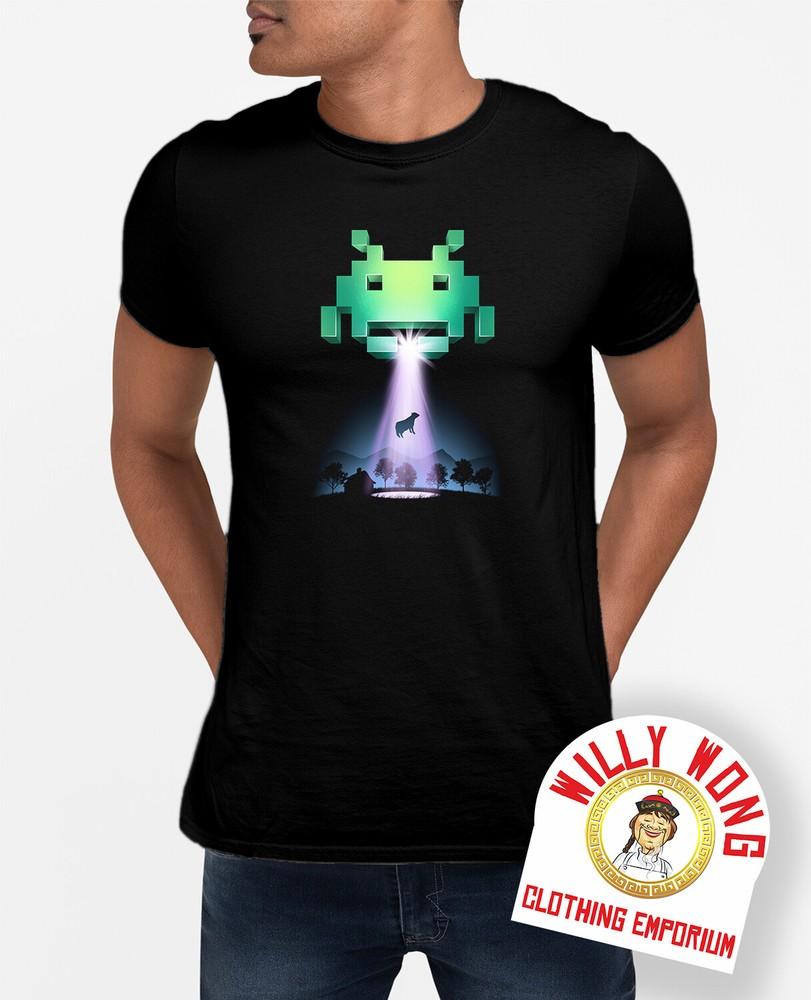 Aliens Gamer T-Shirt Retro Geek Nerd 20s Tee Classic Gift Movie Horror Gamer Unisex T-Shirt XXXL
