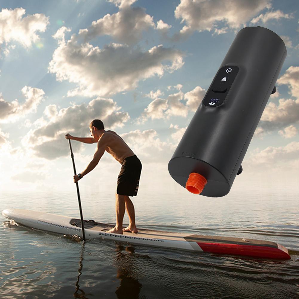 

Насос для SUP-човна 10 PSI, надувний, з цифровим дисплеєм, насос для дошки для веслування стоячи, портативний повітряний компресор для дошки для веслування стоячи China Mainland