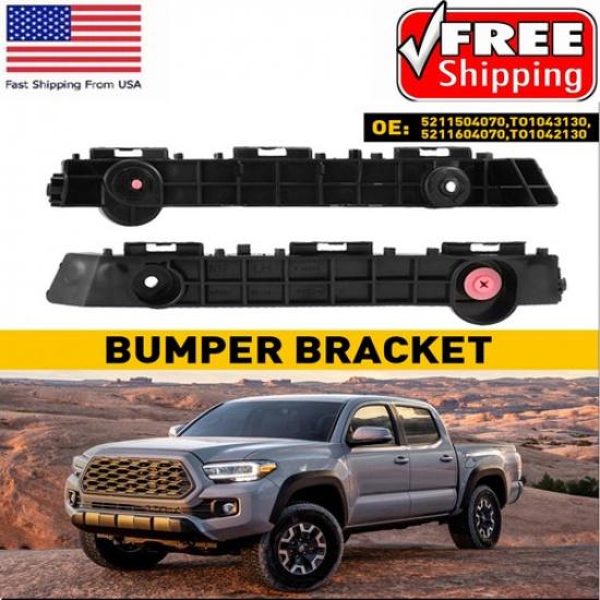 Bumper Bracket For 2016- Toyota Tacoma Bracket Reinforcement Front LH & RH