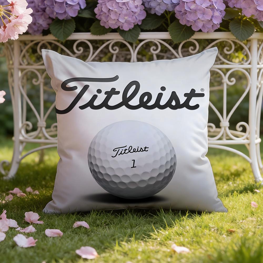 Brand T-TitleistT Cushion Cover Home & Car Dual-Scene Pillow Cover: Reversible for Premium Comfort
